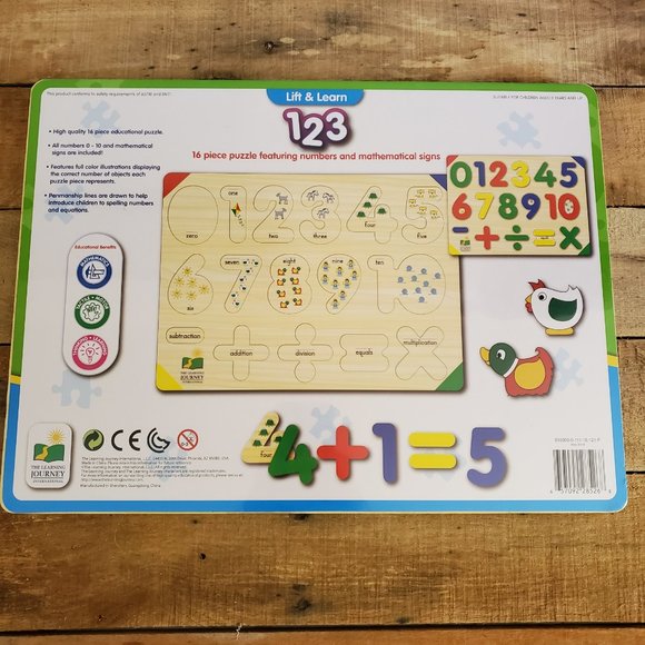 Learning Journey Lift & Learn 123 Number Puzzle - Picture 6 of 15